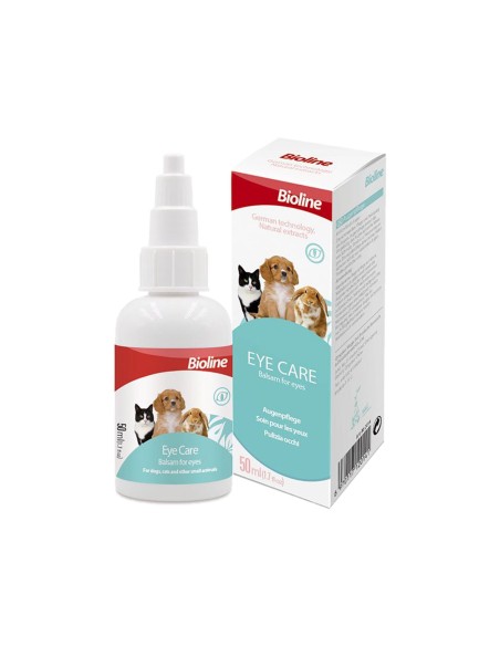 BIOLINE SOLUTIE CURATARE OCHI PENTRU CAINI SI PISICI 50ML