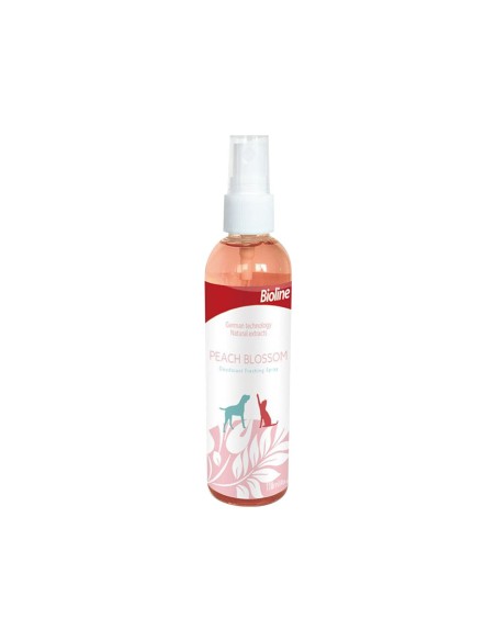 BIOLINE SPRAY ODORIZANT ANTIZGARIAT CU PIERSICA PENTRU CAINI SI PISICI 118ML