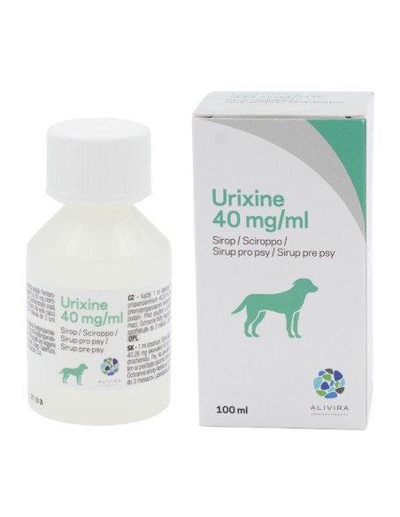 Urixine 40 mg/ml sirop pentru caini, 100 ml