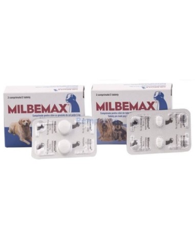 MILBEMAX 12,5/125MG DOGS 2TB/CUT