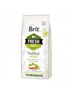 Brit Fresh Duck with Millet Adult Active, 12 kg