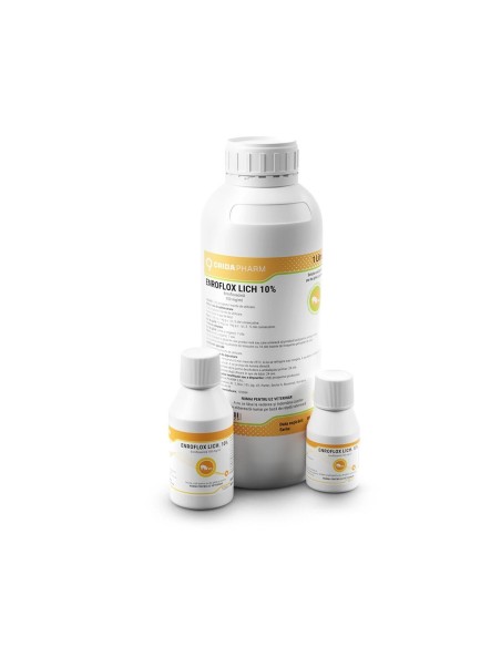 ENROFLOX LICH. 10% ANTIINFECTIOS ORAL PORCI SI BROILERI 1L