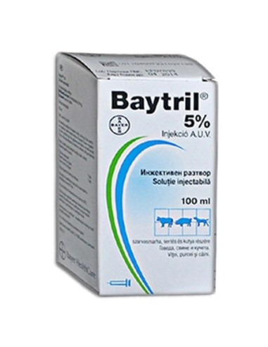 BAYTRIL 5% INJ.100ML