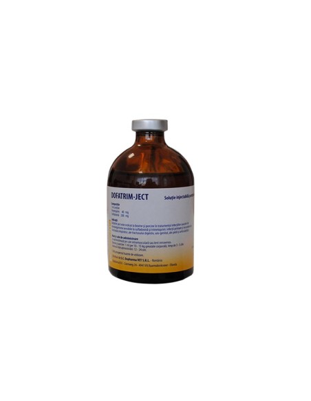 DOFATRIM JECT (SULFADOXINA-TRIMETOPRIM) 100 ML