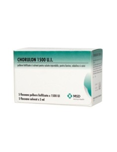 CHORULON 1500UI+5ML DIL 2