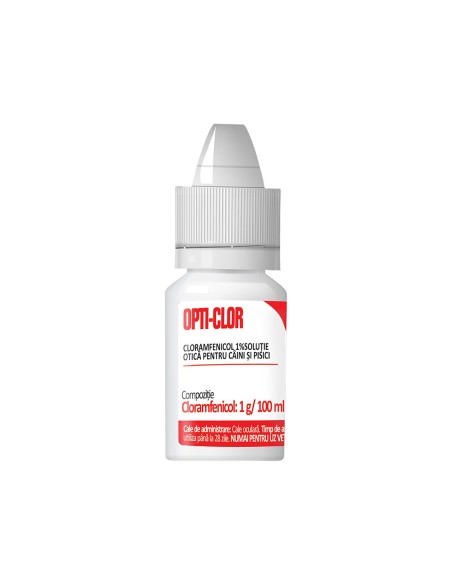 SOLUTIE OFTALMICA PENTRU CAINI SI PISICI OPTI-CLOR 7.5ML