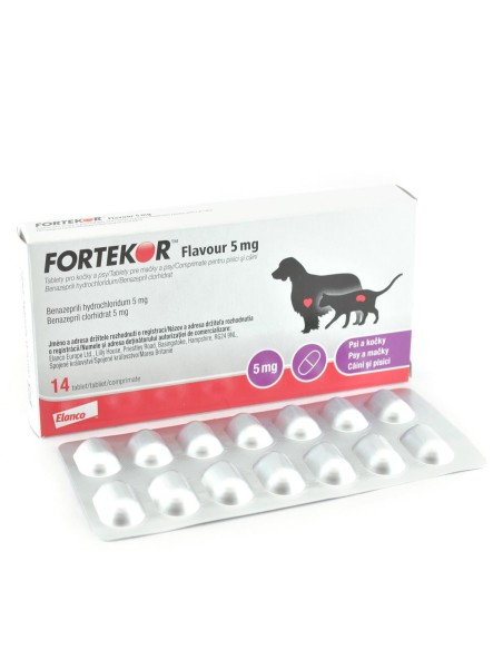 FORTEKOR FLAVOUR DOG 5 MG *14 TB(5-20KG)