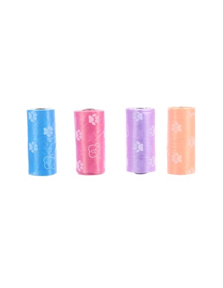 SACI IGIENICI COLECTORI PENTRU CAINI FLAMINGO ASORTATI MODEL LABUTE 4x15BUC/SET