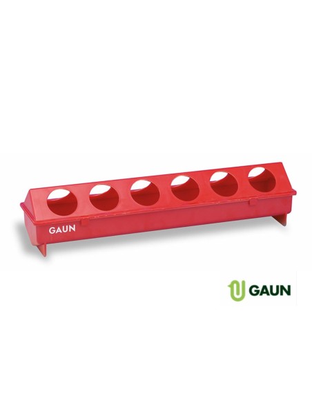 HRANITOARE LINIARA GAUN RED 50x12CM 12 GAURI