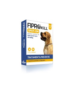 ANTIPARAZITAR EXTERN PENTRU CAINE 40-60 KG FIPROKILL DOG...