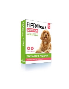ANTIPARAZITAR EXTERN PENTRU CAINE 10-20 KG FIPROKILL DOG...