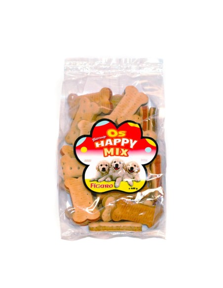 RECOMPENSE PENTRU CAINI BISCUITI PENTRU CAINI OS HAPPY MIX 400G (25/bax)/1308333
