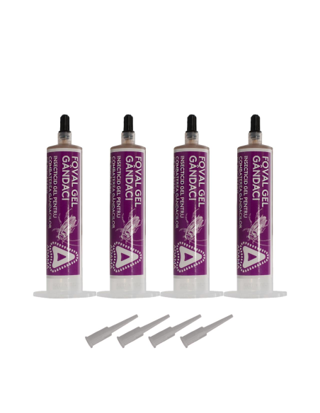 GEL INSECTICID PENTRU COMBATEREA GANDACILOR FOVAL PACHET 4x35g