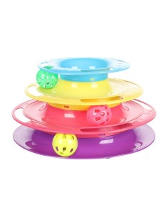 JUCARIE PENTRU PISICI FLAMINGO TURN CU MINGI BAGERA 24x13CM