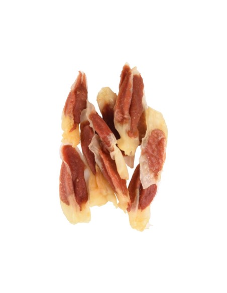 RECOMPENSE PENTRU CAINI FLAMINGO SNACK HAPKI URECHI DE IEPURE INVELITE IN RATA 85G