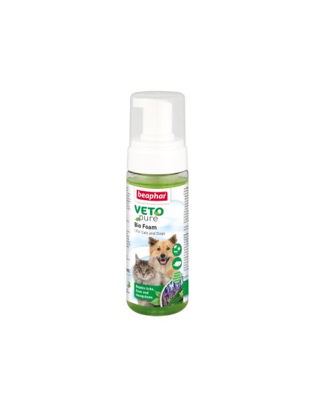 SPUMA ANTIPARAZITARA PENTRU CAINI SI PISICI VETOPURE BEAPHAR 150ML