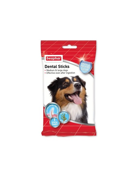 RECOMPENSE PENTRU CAINI DENTAL STICKS M/L BEAPHAR 182G