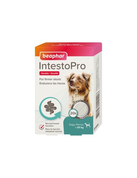 TABLETE DIGESTIVE PENTRU CAINI BEAPHAR INTESTOPRO L 20TB/CUT