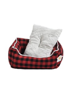 CULCUS PENTRU CAINI SI PISICI TEXTIL PANZA/PLUS AMC ROSU...