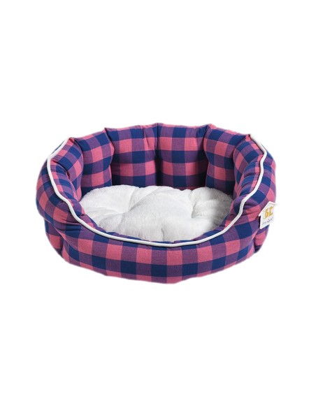CULCUS PENTRU CAINI SI PISICI TEXTIL PANZA/PLUS AMC ROZ/ALBASTRU CAROURI (SETx5 BUC)