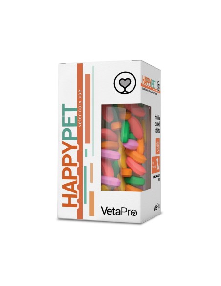 VETAPRO HAPPY PET 100TAB/CUT COMPLEX MULTIVITAMINE SI MINERALE CATELUSI