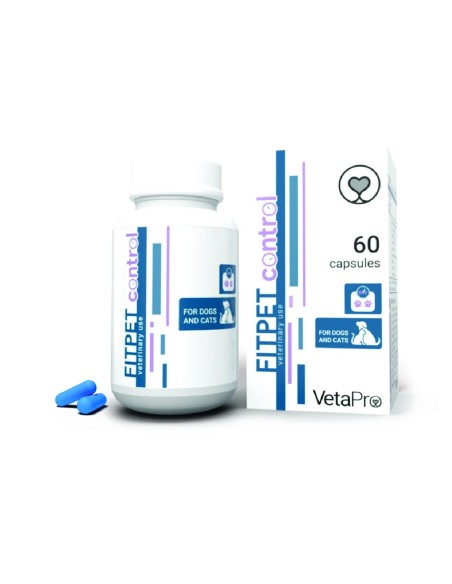 VETAPRO FITPET CONTROL 60CAPS/CUT CONTROLUL GREUTATII CAINI SI PISICI