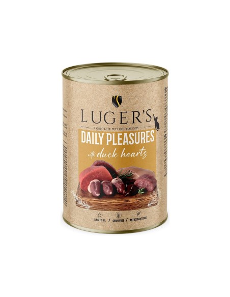 LUGER'S HRANA UMEDA CONSERVA PISICI CU INIMI DE RATA 400G