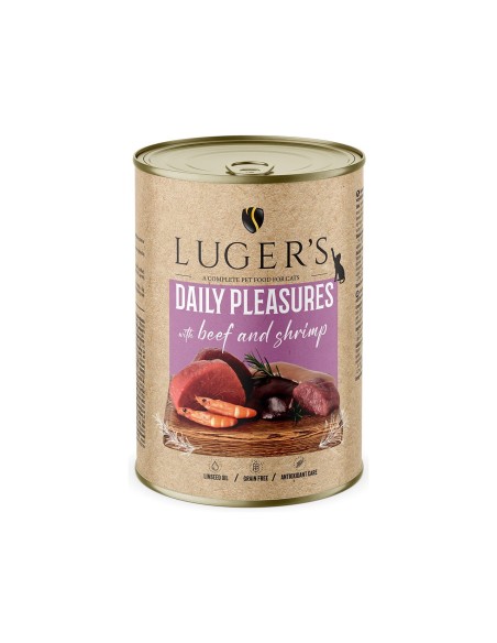 LUGER'S HRANA UMEDA CONSERVA PISICI CU VITA & CREVETI 400G