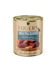 LUGER'S HRANA UMEDA CONSERVA CAINI CU REN & MORCOV 800G
