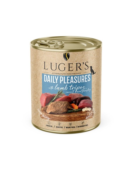 LUGER'S HRANA UMEDA CONSERVA CAINI CU MIEL & MORCOV 800G