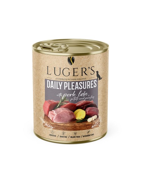 LUGER'S HRANA UMEDA CONSERVA CAINI CU PORC & CARTOF 800G