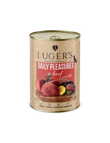 LUGER'S HRANA UMEDA CONSERVA CAINI CU VITA & CARTOF 400G