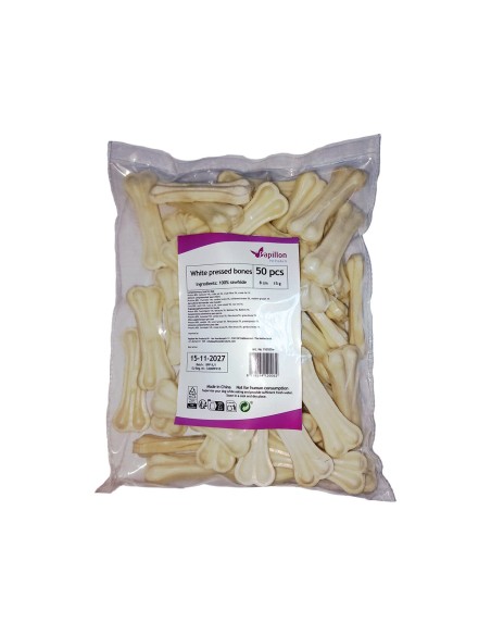 RECOMPENSE PENTRU CAINI OS PRESAT ALB 8CM 15G (50/SET)
