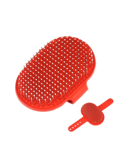 PERIE PALMAR DIN CAUCIUC CU DINTI BONT PENTRU CAINI 13x9CM