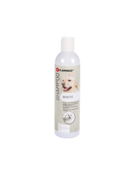SAMPON PENTRU CAINI CU BLANA ALBA FLAMINGO 300ML