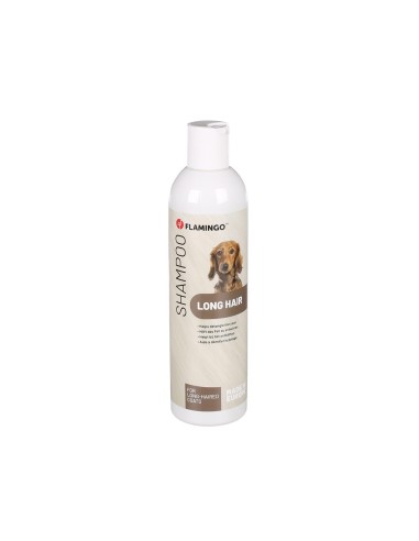 SAMPON PENTRU CAINI CU BLANA LUNGA FLAMINGO 300ML