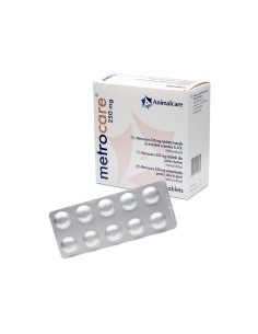 METROCARE 250MG ANTIINFECTIOS ORAL CAINI SI PISICI...
