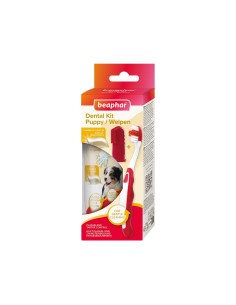 BEAPHAR KIT DENTAR PASTA+PERIUTA PENTRU CATELUSI 50G