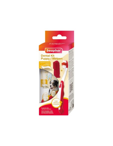 BEAPHAR KIT DENTAR PASTA+PERIUTA PENTRU CATELUSI 50G