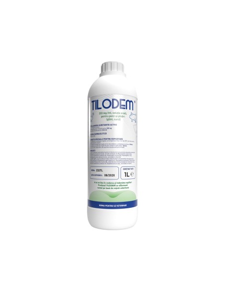 TILODEM (TILOZINA) ANTIINFECTIOS SOLUTIE ORALA PORCI SI PASARI 1000ML