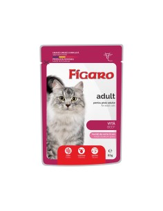 FIGARO HRANA UMEDA COMPLETA CU VITA PENTRU PISICI ADULTE...