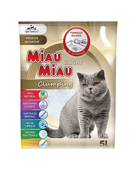 Silicat Miau Miau Clamping, 5 L