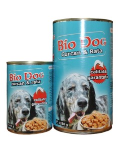HRANA UMEDA PENTRU CAINI BIODOG CURCAN/RATA 410GR...