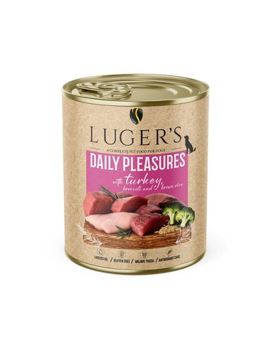 LUGER'S HRANA UMEDA CONSERVA CAINI CU CURCAN si...