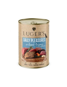 LUGER'S HRANA UMEDA CONSERVA CAINI CU MIEL si MORCOV 400G