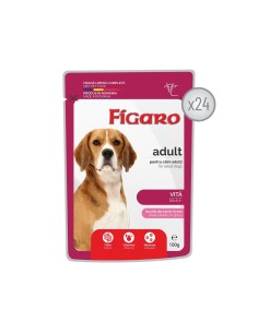 FIGARO HRANA UMEDA COMPLETA CU VITA PENTRU CAINI ADULTI -...