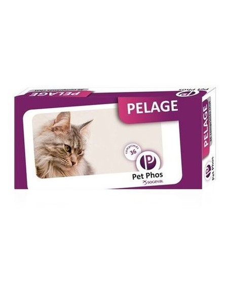 Supliment Pet Phos Felin Pelage, 36 Tb