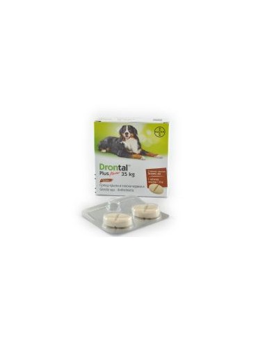 Drontal Plus Flavour Dog 35 kg, 1 comprimat