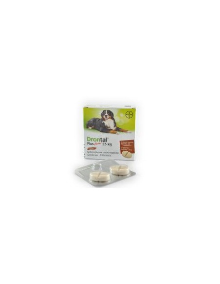 Drontal Plus Flavour Dog 35 kg, 1 comprimat
