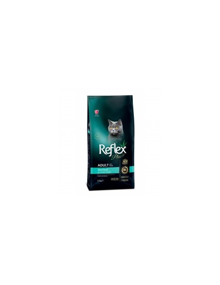 Reflex Plus Adult Cat Sterile cu Pui, 15 kg